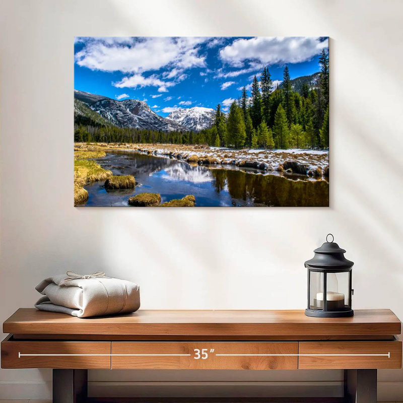 Alvord Rocky Mountain Park en hiver, H 16 po x l 24 po