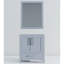 Gris foncé foncé 30 po Meuble-lavabo large avec 28 miroirs, 22 profonds, installation simple et rapide, rangement de tiroir et armoire-740296263