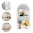 13.11W*25.12H Stainless Steel Wall Mounted Required Bathroom Shelves-858845341