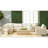 Benjaman Square Glass Outdoor Side Table