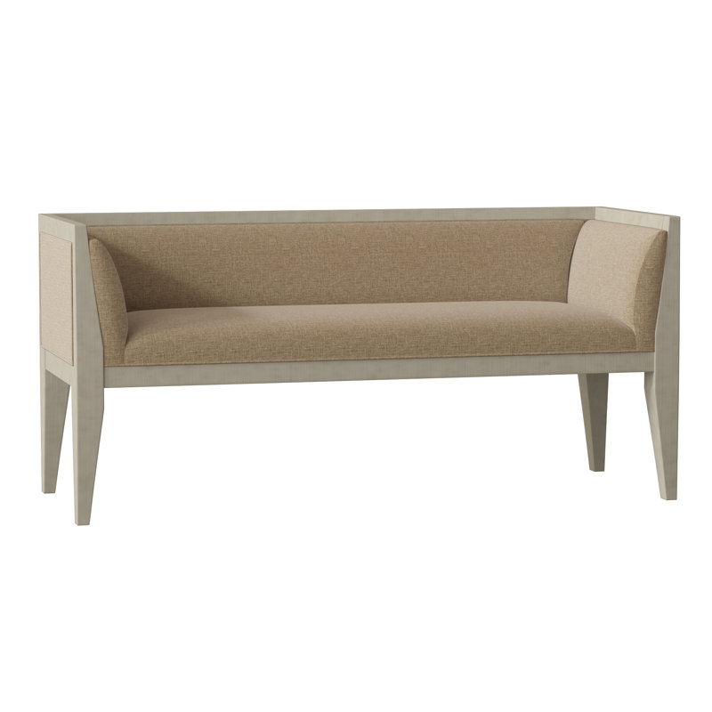 Jena Upholstered Bench, Straw (3162 08), Charcoal
