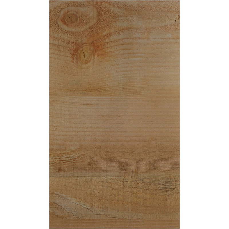 Corbeau alpin avec contre-plaque, H 14 po x l 8 po x P 14 po, Sapin de Douglas, Sciage brut