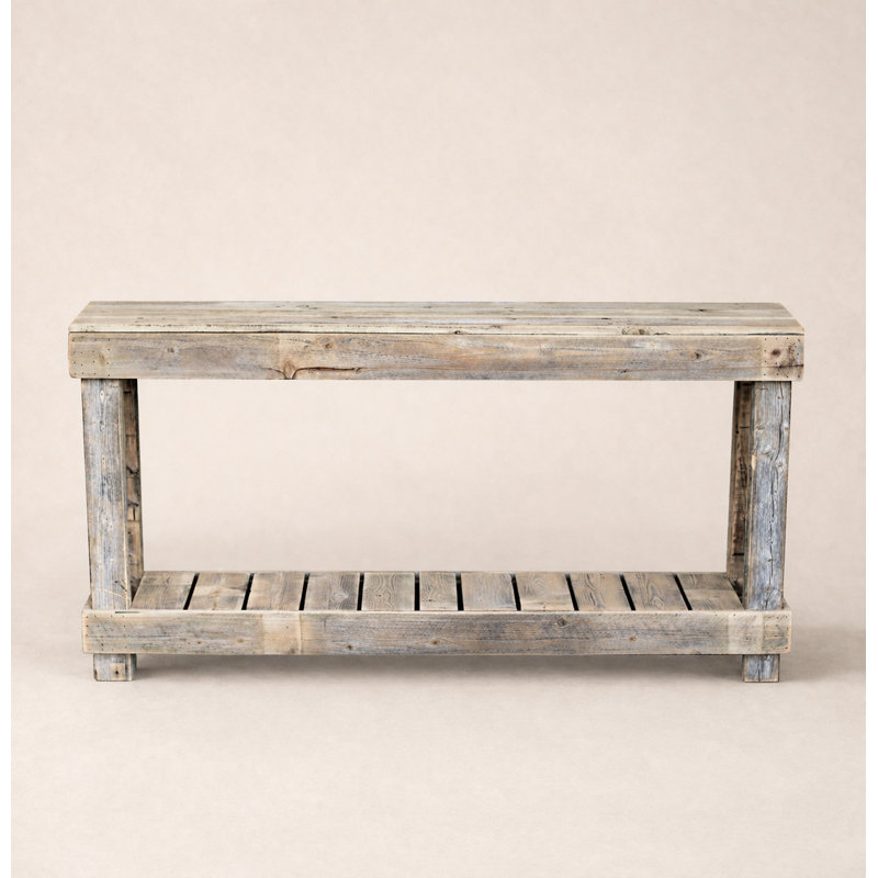 60" Luxe Reclaimed Wood Console Table Natural, Natural, 60"