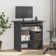 Desk Computer Desk Home Office Antoniu Desk with Keyboard Tray Engineered Wood