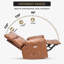 Fauteuil inclinable manuel surdimensionné, fauteuil inclinable en cuir PU avec rembourrage en éponge 1,5X et mécanisme d'inclinaison facile-1019974718