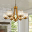 Lustre en cristal moderne 6 lumières Stodola