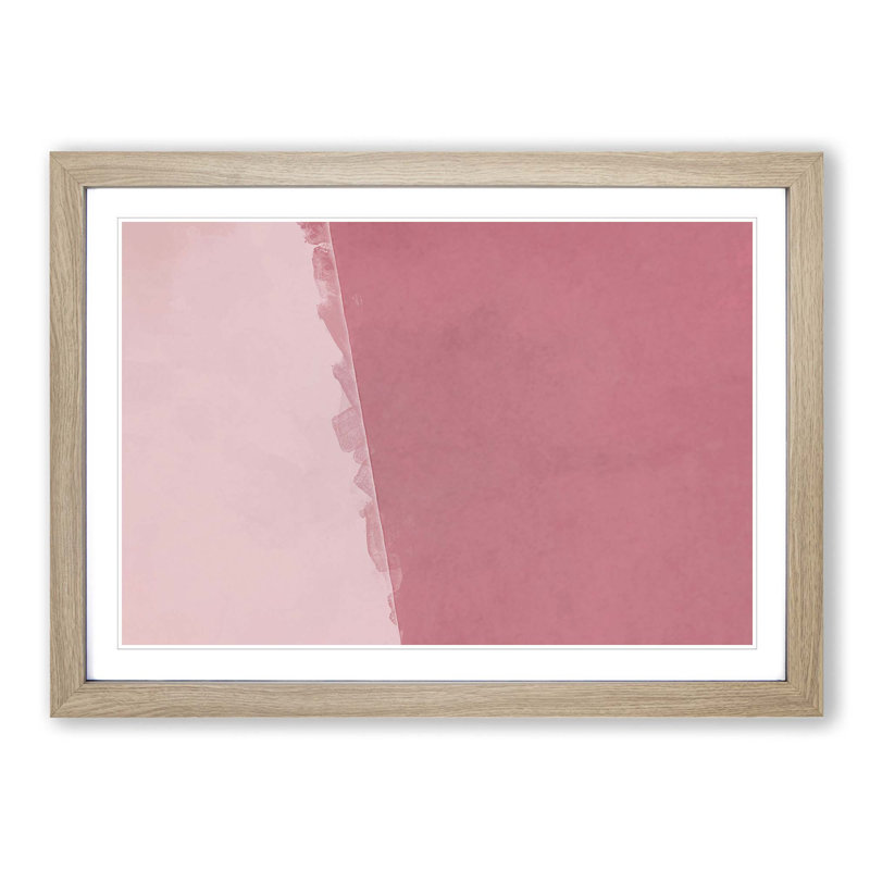 Towards the Top in Abstract - Picture Frame Graphic Art Print, Oak, 35cm H x 50cm W x 2cm D