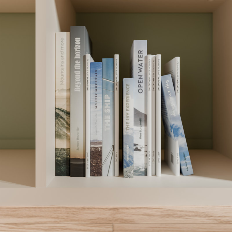 Mauro Cube Bookcase, (9 Shelves) 107.3cm.H x 107.3cm.W x 107.3cm.D, Beige