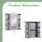 Bathroom Wall Cabinet With Mirror Door And 3 Shelves-123104454