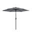 Parasol de qualité supérieure avec manivelle inclinable et protection contre les rayons UV-1614328254
