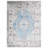 Crayton Machine Made Polyester Area Rugs - Rectangle, Ivory Blue Color, Oriental Design, Low Pile Machine Made Area Rugs for Living Room, Bed Room-33070349