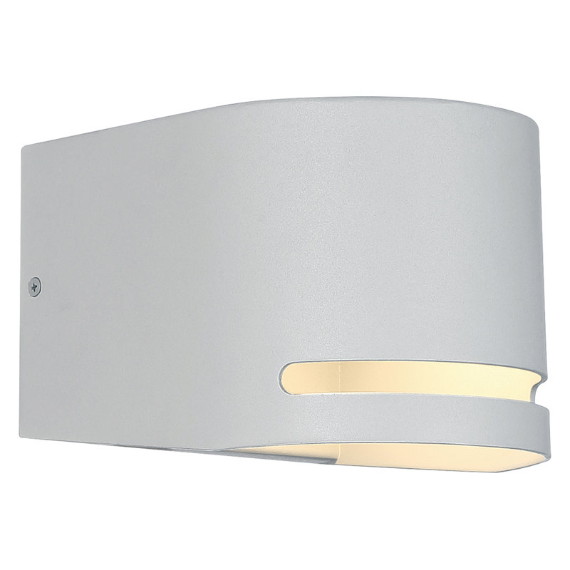 Giampiera Steel Wall Light, Satin, Satin