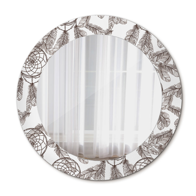 Huldar Glass Flat Wall Mirror