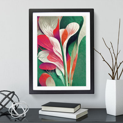 Pretty Abstract Flowers No.4 - Wall Art
