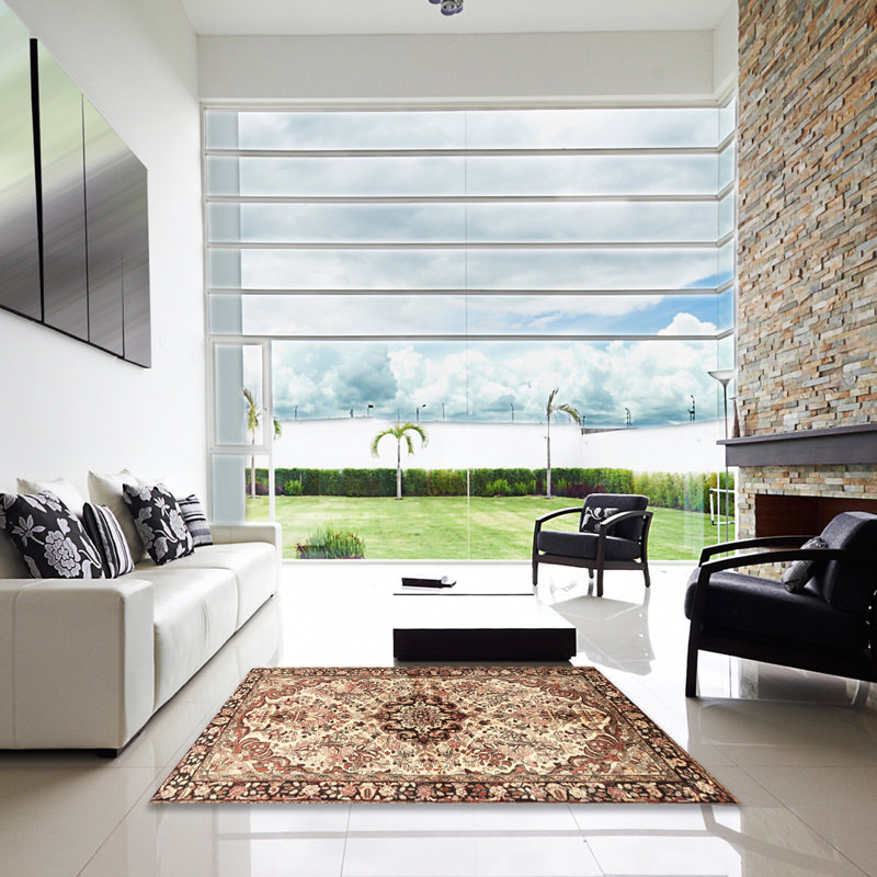 Achouhada Oriental Indoor Rug, Square 3'