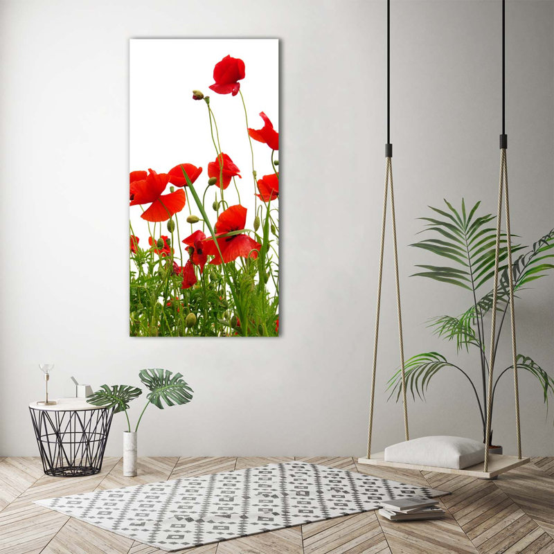 Field Poppies - Wrapped Canvas Print