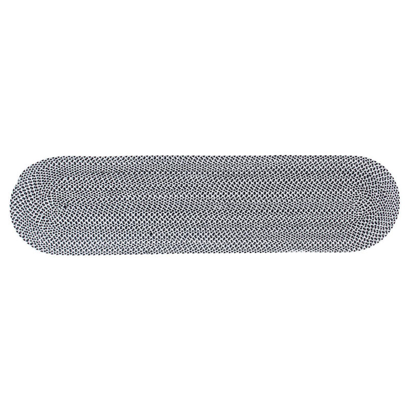 Tarryn Checkered Indoor Rug, Oval 2' x 8'