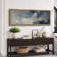 «Blue and Gray Abstract Landscape», grande impression sur toile encadrée pour un décor moderne-115271108-115271109