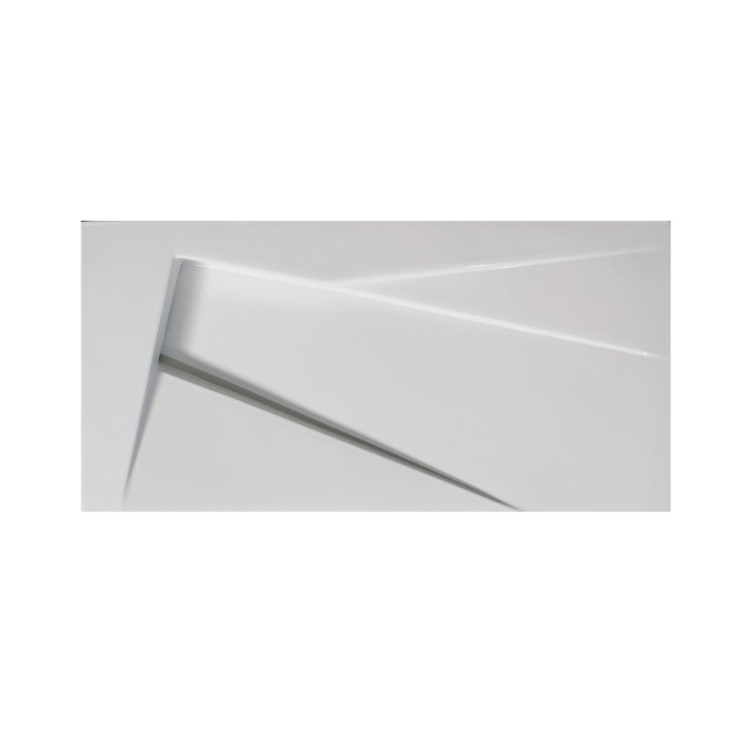 Urban 25.6'' L Bathroom Sink, Glossy White, No Hole