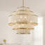 Lustre tambour 12 lumières 5 niveaux Boho