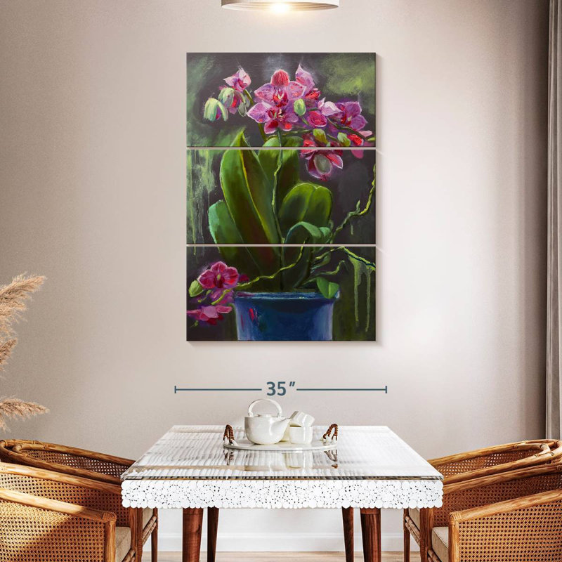 Orchidée Harnek, H 50 po x l 32 po