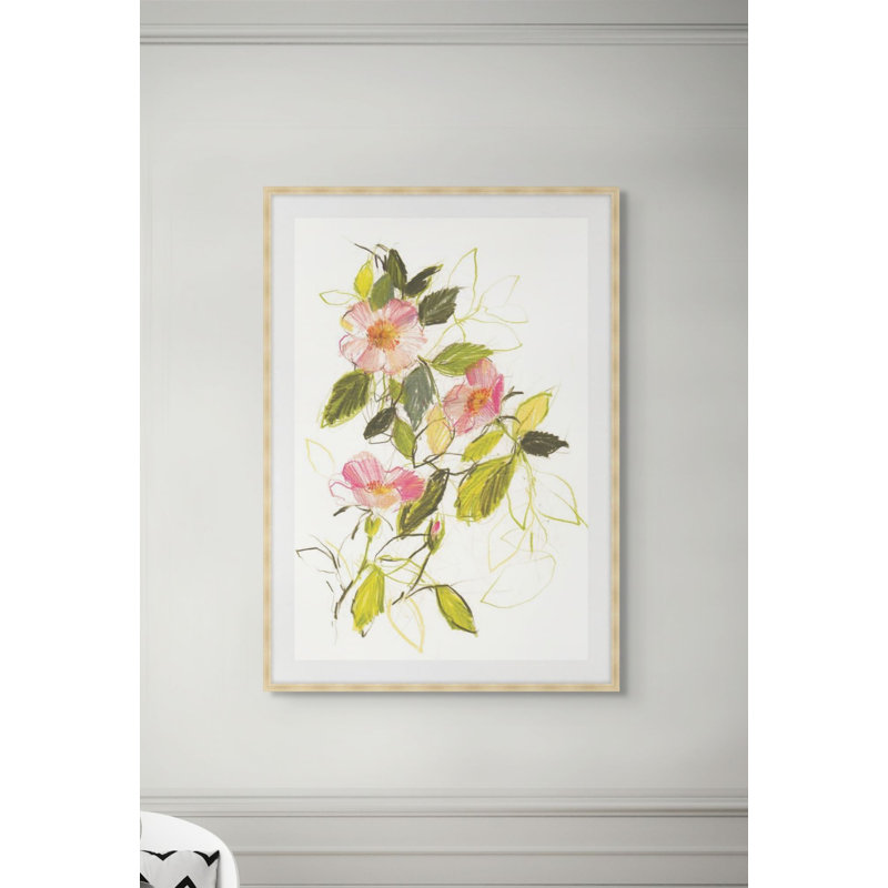 Dog Roses 1 Print, 37.75" H x 26.75" W