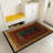 Home Royalty Vega Contemporary Geometric Area Rug, Black/Brown-1302443481