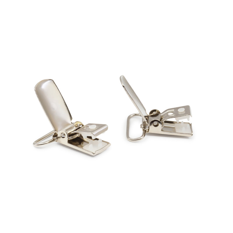 Dritz 1" Suspender/Mitten Clips, 24 Count, Nickel