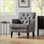 Fauteuil club capitonné