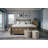 Lampeter Solid Wood Panel Bed Natural Tan Coastal Feel with Ribbed Detail - ON SALE!-661006731