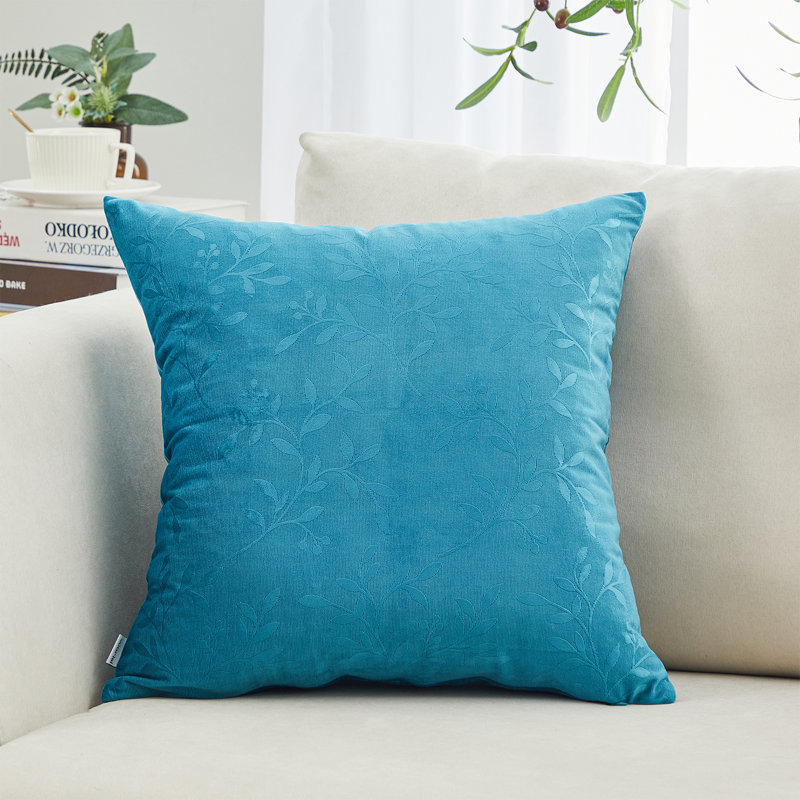 Housse de coussin en velours