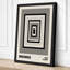 Concentric Frames Geometric - Wrapped Canvas-1635190019-1635190140
