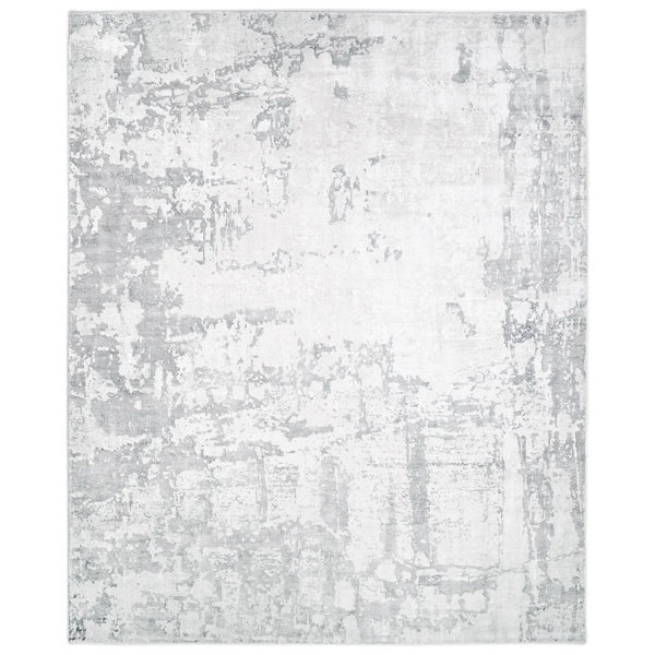 Solo Rugs Milo Area Rug in Gray & Reviews | Perigold