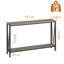 43-Inch Narrow Console/Sofa Table, 2-Tier Entryway Table with Open Storage Shelf, Slim Design for Hallway, Living Room, Foyer, Corridor, Office-76448633-76448634