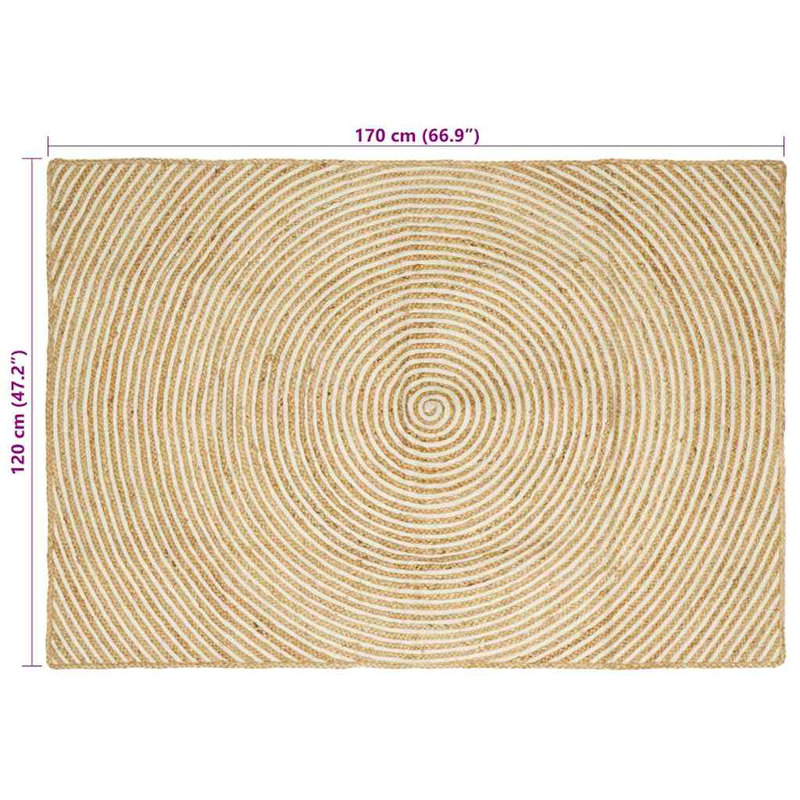 Solid Colour Standard Area Rug, Rectangle 120 x 170cm
