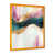 Impression dorée sur toile encadrée