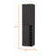 Bar rectangulaire noir 7 bouteilles Wengue