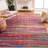 Nidhi Rag Rug Hand Woven Cotton Abstract Rug-936906036
