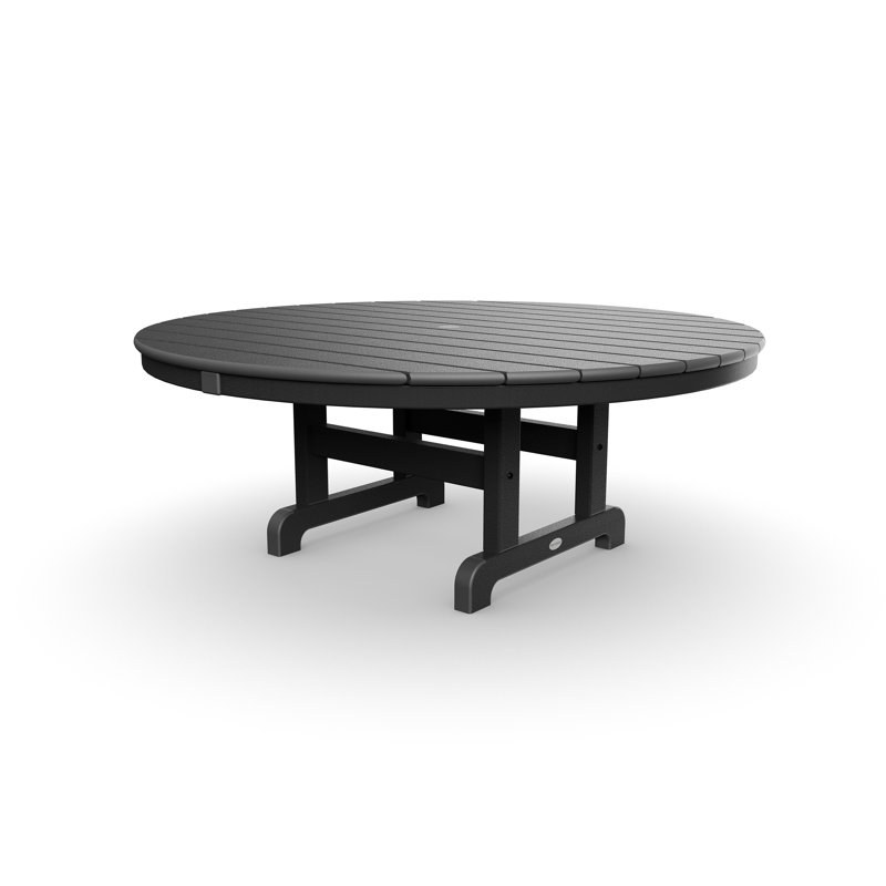 Table de conversation POLYWOOD, Noir, 48 po