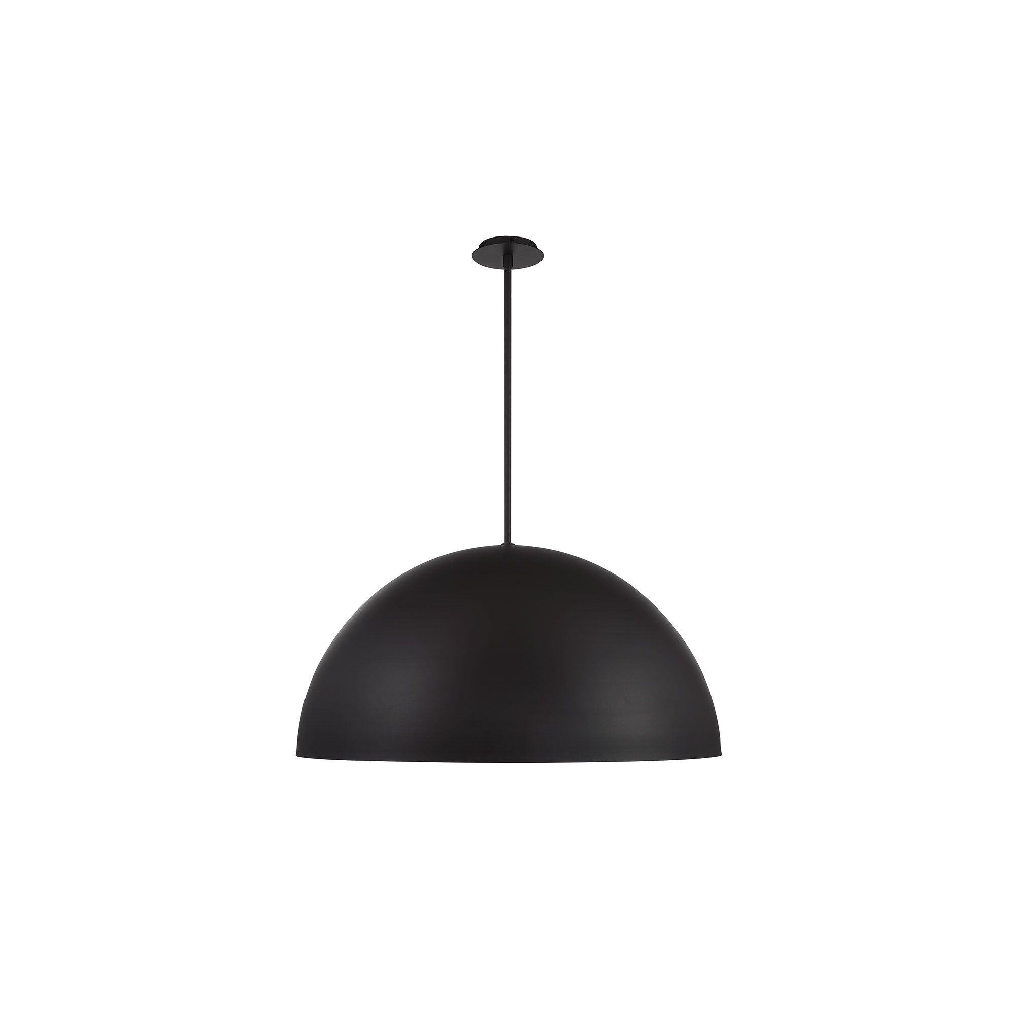 Yolo Single Light Metal Dimmable LED Pendant, Gold, 18" H x 35.5" W x 35.5" D