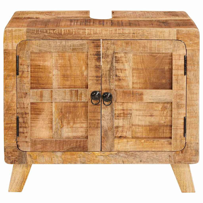 Frame Mounted Bathroom Cabinet, Natural