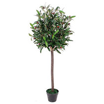 6FT Artificial Olive Tree 182cm Tall Faux Olive Plants Potted Olive Silk  Tree