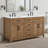 Tremolo 60" Double Bathroom Vanity With Engineered Marble Top-927486089