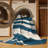 Washable Wave Abstraction Elite Coastal Area Rug-1033946733