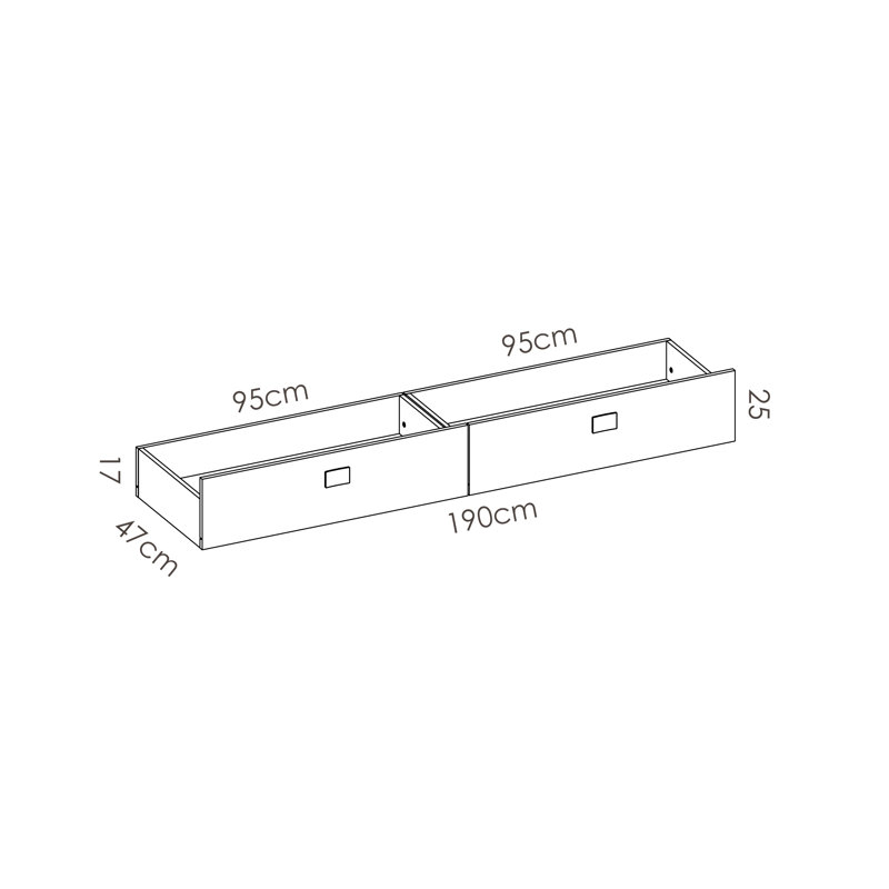 Elysium Underbed Storage Drawers