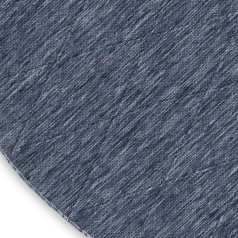 Ganzy Machine Washable Indoor/Outdoor Area Rug, Round 8'