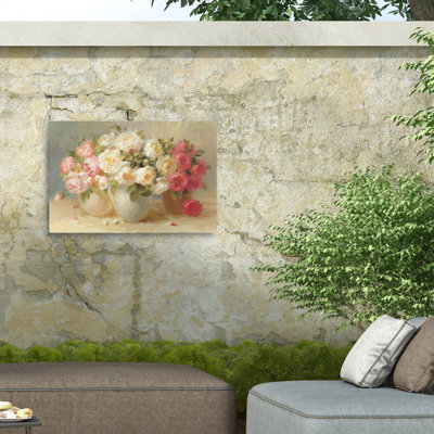 Danhui Nai English Rose Bouquets Outdoor  Canvas