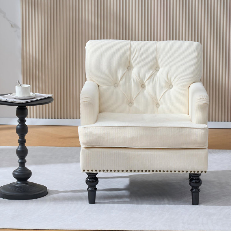 Fauteuil club H & M, Beige