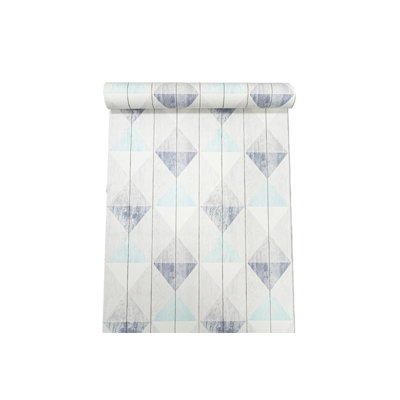Aubren 10m x 53cm Textured Matte Wallpaper Roll