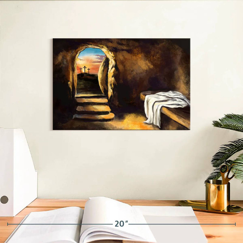 Adella Jesus Christ Has Risen, 8" H x 12" W